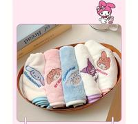 TEMU Juego de 5 toallas de de Sanrio Hello Kitty - Suaves con un diseño adorable, perfectas para secar manos y cara, toalla de | Diseño divertido | , toalla de