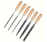 TEMU Juego de 6 de 6 Pulgadas, Herramienta para Archivar con Antideslizantes, Acero al Carbono Endurecido, Medio , Ideal para Metal/Modelado/Diseño