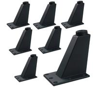 TEMU Juego de 6 patas de aluminio ajustables para muebles, ideales para sofás y armarios