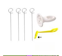 TEMU Juego de 6 piezas de Cortadores Portátiles para Patatas en y Brochetas, Herramientas de Ideales para Pícnic Familiar al , Accesorios de Cocina, Suministros para