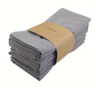 TEMU Juego de 6 servilletas de de algodón 40 X 40 cm/16 X 16 pulgadas, servilleta cuadrada de tela lavable , ideal para actividades familiares, fiestas, decoración de