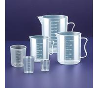 TEMU Juego de 6 tazas medidoras de plástico multiusos - ideales para hornear, cocinar y líquidos y alimentos (30 ml a 1000 ml)