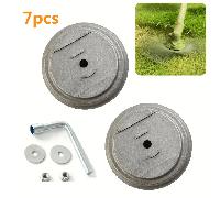 TEMU Juego de 7 Bases de Cuchilla para Cortacésped Eléctrico | Cubierta de Repuesto , Piezas para Herramientas de Jardín | Adiciones para Cortacéspedes, Equipo para Jardinería al