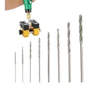 TEMU Juego de 8 brocas de 0,8 mm a 3 mm, brocas de rueda de esmeril de diamante, adecuadas para perforar jade, reparación de huecos en azulejos y perforación de vidrio