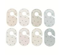 TEMU Juego de 8 divisores para armario, organizador de , diseño minimalista y de cara, divisores para perchas decorativas, decoración de guardería, regalo de de guardería para niño y niña (0-24 meses)