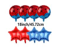TEMU Juego de 8 globos redondos de 18 pulgadas con forma de , , azul y estrellas, globos de metalizado para decoraciones de fiestas y celebraciones de