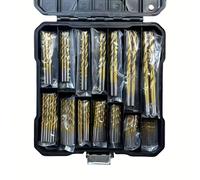 TEMU Juego de 99 brocas de acero rápido, broca helicoidal de vástago HSS con de almacenamiento, adecuado para metal, madera, plástico, - Juego de proyectos