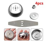 TEMU Juego de Accesorios para Cortacésped 4 Piezas, Base de Cuchilla de Acero Inoxidable Duradera para Cortadora Eléctrica de Jardín, Kit de Herramientas para Corte de XS107 con Sin Cable