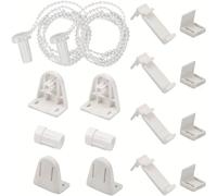 TEMU Juego de accesorios para cortina de persiana enrollable de 16 piezas