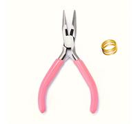 TEMU Juego de Alicates Hechos a DIY 2pcs/1pcs, 1 Anillo Dorado, Herramientas para Hacer y Reparar Joyas, Suministros para Artesanías y Costura, Pinzas de Precisión sin Dientes