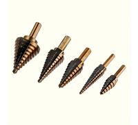 TEMU Juego de brocas HSS de cobalto de precisión y punta ultra afilada, 5 piezas - Recubrimiento duradero de nitruro de titanio, de 50 tamaños, premium, vástago versátil