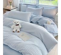 TEMU Juego de cama lujoso de 4 piezas - de edredón y transpirable con estampado floral, sábana encimera y fundas de almohada - Poliéster agradable , lavable a máquina - para todas