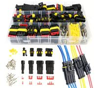 TEMU Juego de Conectores Eléctricos Automotrices de 352 Piezas - Enchufes Duraderos de 1/2/3/, Adecuados para Reparación y de Vehículos - Fácil Instalación