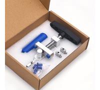 TEMU Juego de Cortador Manual para Azulejos y Cerámica con Rodillo de Diamante, 1x Máquina Cortadora + 2 Hojas de Repuesto + 4 Juntas (Plateado)