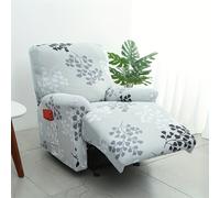 TEMU Juego de fundas de sofá eléctrico reclinable de lujo de 4 piezas - elástica para sofá con estiramiento, adecuada para proteger la mobiliario del salón, lavable a máquina