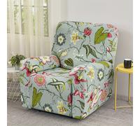 TEMU Juego de fundas elásticas con estampado para chaise longue individual de cobertura total (4 piezas)