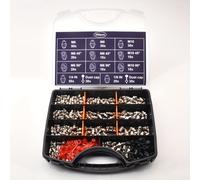 TEMU Juego de Grasa de 350 Piezas Accesorios para Pistola de Grasa y Curva Fijación de Grasa Niquelada Instalación de Lubricante SAE1/4" -28UNF 1/8"NPT M6 M8 M10