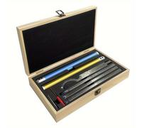 TEMU Juego de herramientas para torno de madera para tallado de madera, que insertos de corte y una , disponible en configuraciones de 6 en 1 y 4 en 1