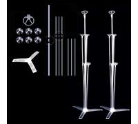 TEMU Juego de para globos de 2 piezas - Soporte de columna flotante sin necesidad de energía - Regalo de decoración para fiestas, Navidad, y