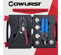 TEMU Juego de pinzas de crimpado con mordazas, resortes XH2.5/3.96 y kit para enchufes informáticos 6.3