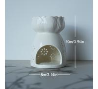 TEMU Juego de portavelas de té de , hogar de cerámica para velas, adorno interior, quemador de difusor de aceites esenciales