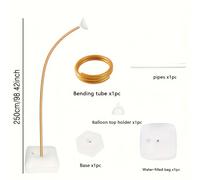 TEMU Juego de Soporte para Globos Dorados de Plástico, 1.5m/2.5m, Kit de de Globos para , Fiestas y Decoraciones, Soporte para Globos, Suministros Decorativos para Fiestas de y Baby Shower