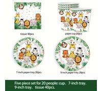 TEMU Juego de vajilla desechable para 50/100 ! Platos, servilletas y vasos de 7/9 pulgadas con temática . Ideal para reuniones familiares, y fiestas al , decoración de mesa, para 10 invitados