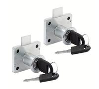 TEMU Juegos de 2/6/10 cerraduras avanzadas para cajones, cerraduras para muebles, seguridad del hogar, cerraduras modernas, resistentes, cerraduras ajustables para escritorio de oficina