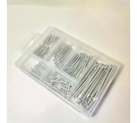 TEMU Kit de 280 Piezas de Clavos para Herrajes, Clavos para Colgar Cuadros, Clavos de Madera y Paredes en Acero al Carbono con de Almacenamiento, 6 Tamaños, Clavos de Acero