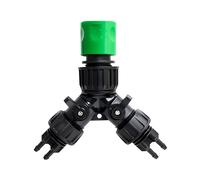 TEMU Kit de Automático de Riego para Jardín con Manguera de 1/4 para Bonsái e Invernadero, Adaptador de Grifo de Riego por Goteo con Divisor de 4 Vías