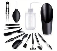 TEMU Kit de cuidado de bonsáis - Juego de herramientas de jardín completo para plantas de interior, cactus y jardines de - de madera duraderos, diseño fácil de usar, de jardín, , planta de interior