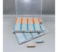 TEMU Kit de de 60 conectores de cable de palanca, empalme eléctrico rápido para terminales en línea , bloque de de 1 en 1, 30 naranjas y 30 azules