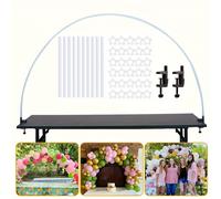 TEMU Kit de de Globos Soporte de Mesa Ajustable 47.24In-70.87In para Decoraciones de , Boda, , Graduación, Acción de Gracias, Navidad - Construcción de Plástico (1 Set)