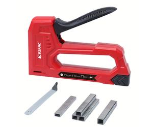 TEMU Kit de grápil de EZARC para madera con 1000 grapas y removedor de grapas, de servicio y remachadora Brad para manualidades