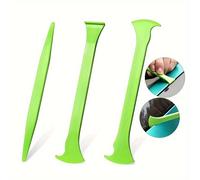 TEMU Kit de Herramientas para Envoltura de Vinilo de Coche de 3 Piezas, Espátula de Vinilo con de Fieltro Plástico, Cortador de Película para Ventanas de Vehículo y Aplicador de Calcomanías