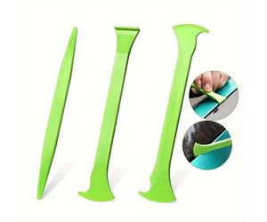 TEMU Kit de Herramientas para Envoltura de Vinilo de Coche de 3 Piezas, Espátula de Vinilo con de Fieltro Plástico, Cortador de Película para Ventanas de Vehículo y Aplicador de Calcomanías