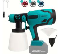 TEMU Kit de pulverizador inalámbrico para pintar paredes, techos, muebles y de jardín, con un recipiente desmontable de 1000 ml