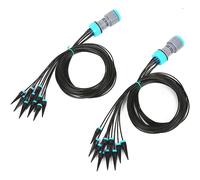 TEMU Kit de riego por goteo micro automático con 10 boquillas, ideal para flores, plantas en macetas, verduras y invernaderos