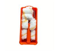 TEMU Kit de rodillo de pintura DIY de 2 PULGADAS con amarilla, 6 cubiertas de rodillo mini, bandeja de plástico, de rodillo