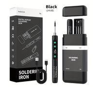 TEMU Kit de soldadura, ajustable con pantalla LCD, se en (180-450°C), puntas de precisión, ideal para reparaciones domésticas y