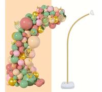 TEMU Kit de soporte para de globos, juego de soportes de de flores de globos suaves de 8.2 pies de curvado libre con base de agua para decoraciones de de , baby shower, boda, graduación