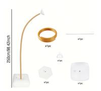 TEMU Kit de soporte para globos dorado y de plástico duradero de 5 pies/10 pies, soporte de versátil para , , baby showers y más
