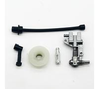 TEMU Kit de turbina con boquilla, manguera y filtro de bomba de aceite para motosierras de 4500 5200 5800 45CC 52CC 58CC, piezas de repuesto