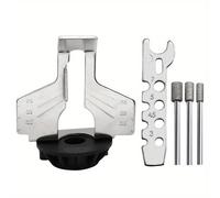 TEMU Kit para afilar motosierras con piedras de pulir abrasivas cilíndricas con revestimiento de diamante, diseñado para afilar cadenas eléctricas y hojas serradas