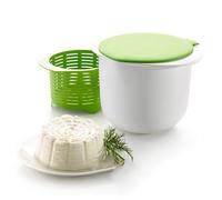 TEMU Kit para hacer queso con juego de moldes, prensa para queso y tofu con filtro de drenaje, suministros para hacer queso fáciles de usar, estampador de molde para queso verde