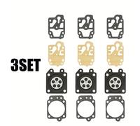 TEMU Kits de Reparación de Carburador Junta 3/5SET para Desbrozadoras CG260 CG330 CG430 CG520 GX35 43CC 52CC 49CC 44-5 34F Motosierra Kit de Reparación de Junta de Carburador