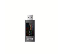 TEMU KWS-MX23 Medidor de Voltaje DC USB con Pantalla Digital, Amperímetro, Voltímetro, Detector de Carga de Teléfonos Móviles, Medidor de Potencia DC 4-30V