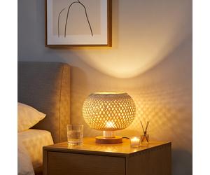 TEMU Lámpara de escritorio de 1 pieza, USB, ideal para mesita de noche, mesa auxiliar de sofá, , e iluminación de B&B temático. Una lámpara de regalo para un hogar