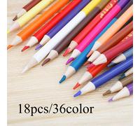 TEMU Lápices de acuarela de punta, 36 colores, paquete de 18, vibrantes para dibujo, , oficina, , juego de pintura duradero, regalo de Navidad