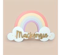 TEMU Letrero Decorativo Personalizado 2D de Madera 1 pieza - Decoración Pastel para el Hogar, Letrero de Puerta, Decoración de Pared